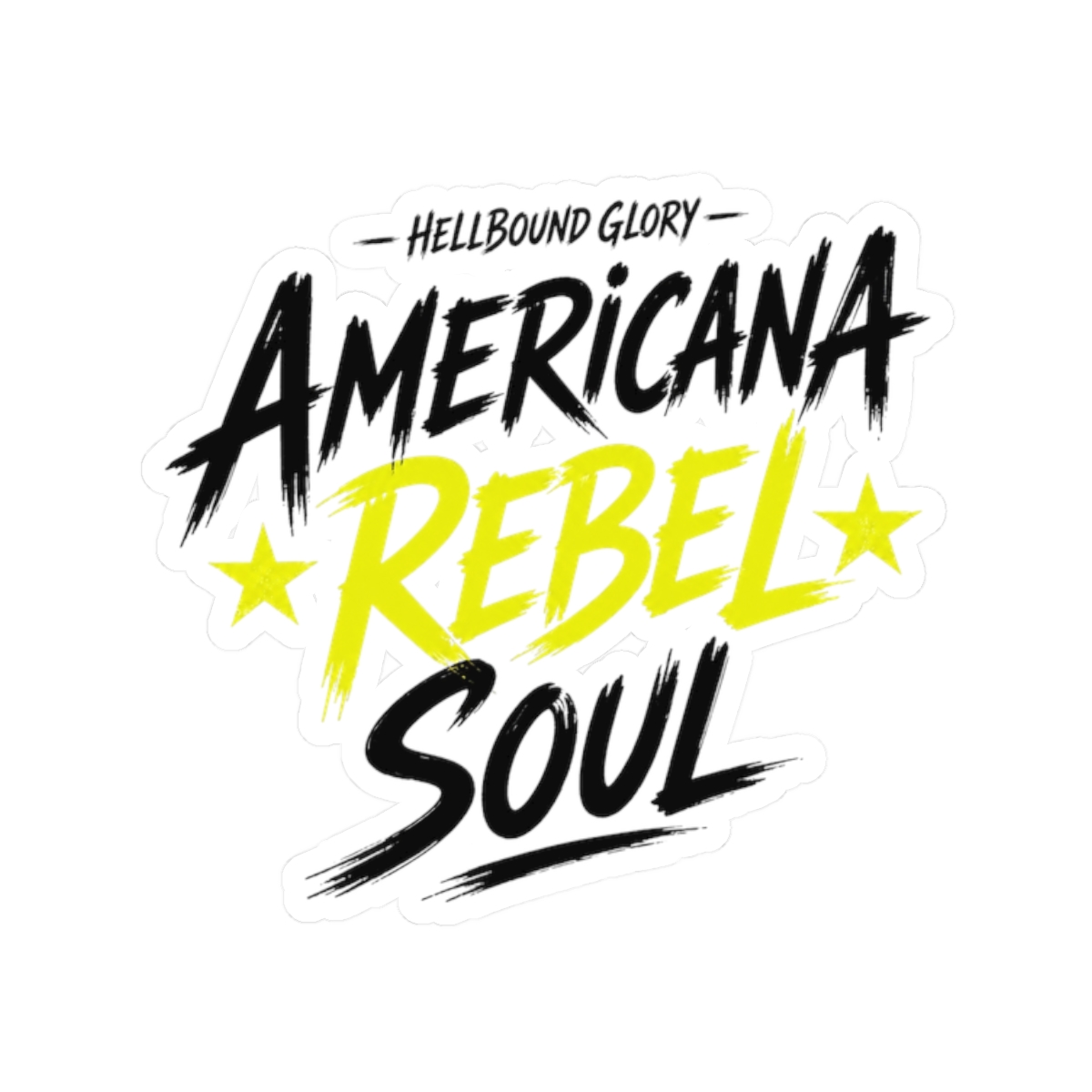 Hellbound "Americana Rebel Soul" Sticker - Official stickers merchandise