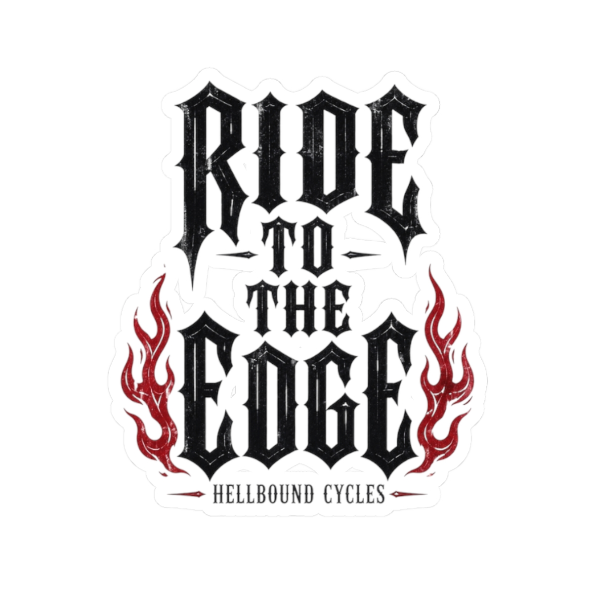 Hellbound "Ride to the Edge" Sticker - Official stickers merchandise