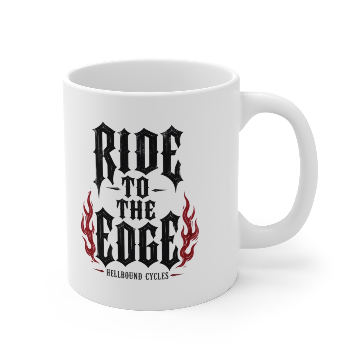 Hellbound "Ride to the Edge" White Mug - Official mugs merchandise