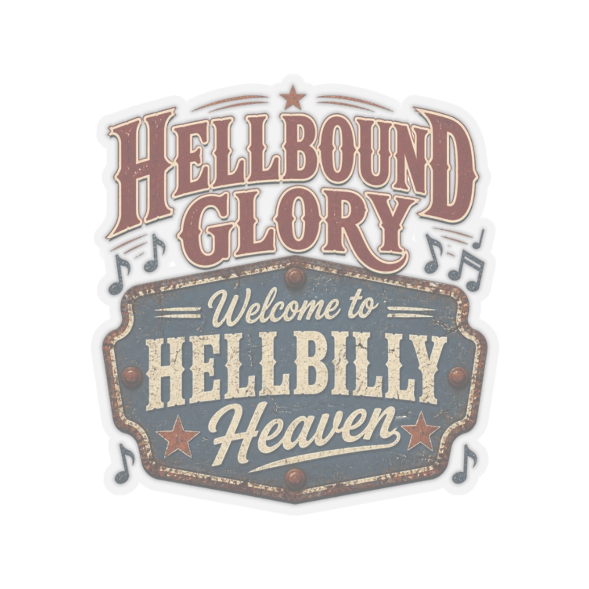 Hellbound "Hellbound Glory" Sticker - Official stickers merchandise