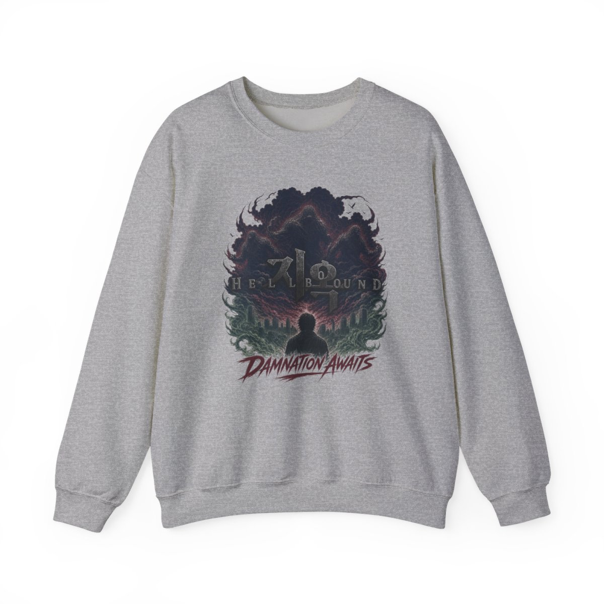 Hellbound " above and partially overlapping " Crewneck - Official sweatshirts merchandise