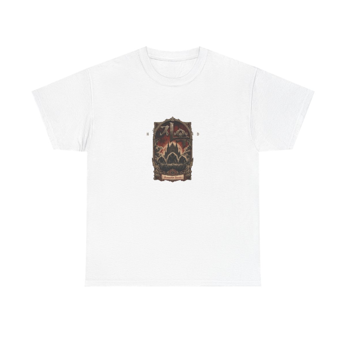 Hellbound "Damnation Awaits" Unisex Tee - Official t-shirts merchandise