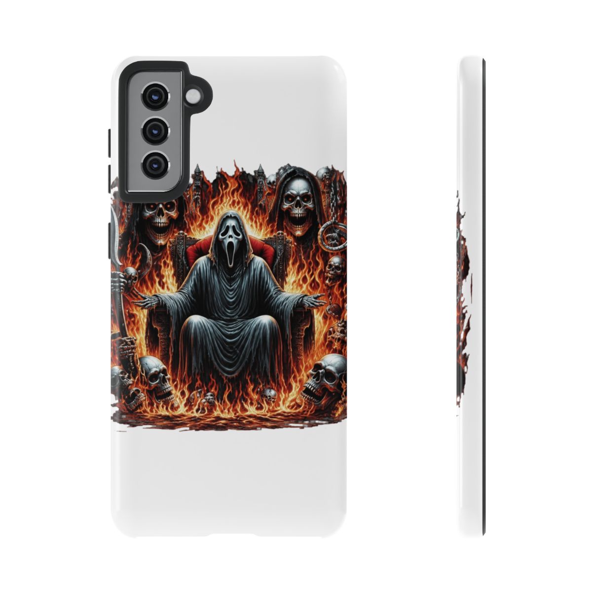 Hellbound Throne - Ghostface on the Throne Phone Case - alternate angle 1, merchandise