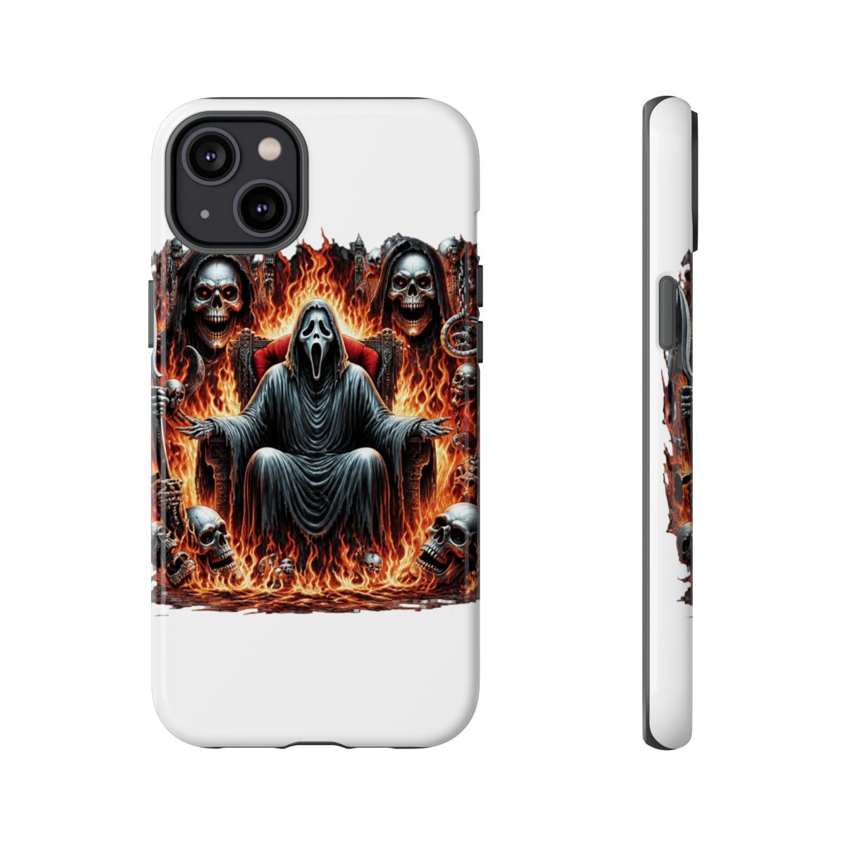 Hellbound Throne - Ghostface on the Throne Phone Case - alternate angle 2, merchandise