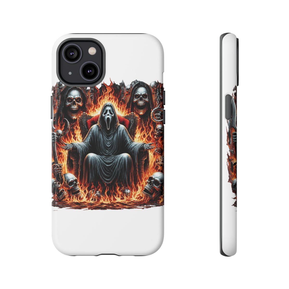 Hellbound Throne - Ghostface on the Throne Phone Case - alternate angle 3, merchandise
