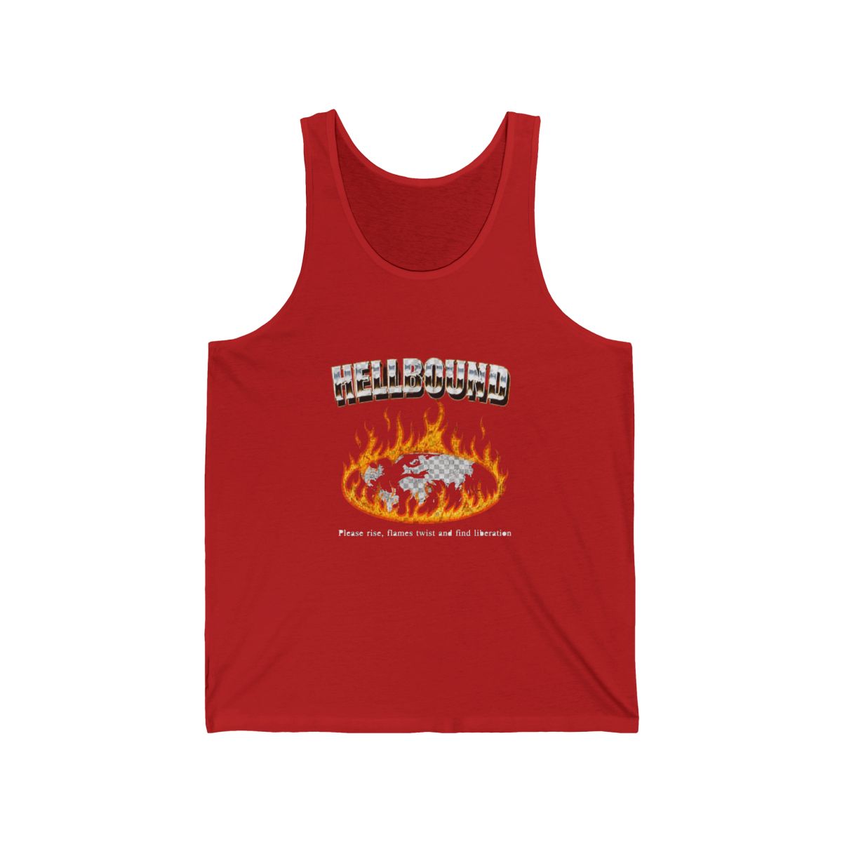 Hellbound Flames Rising Tank Top - Official tank-tops merchandise