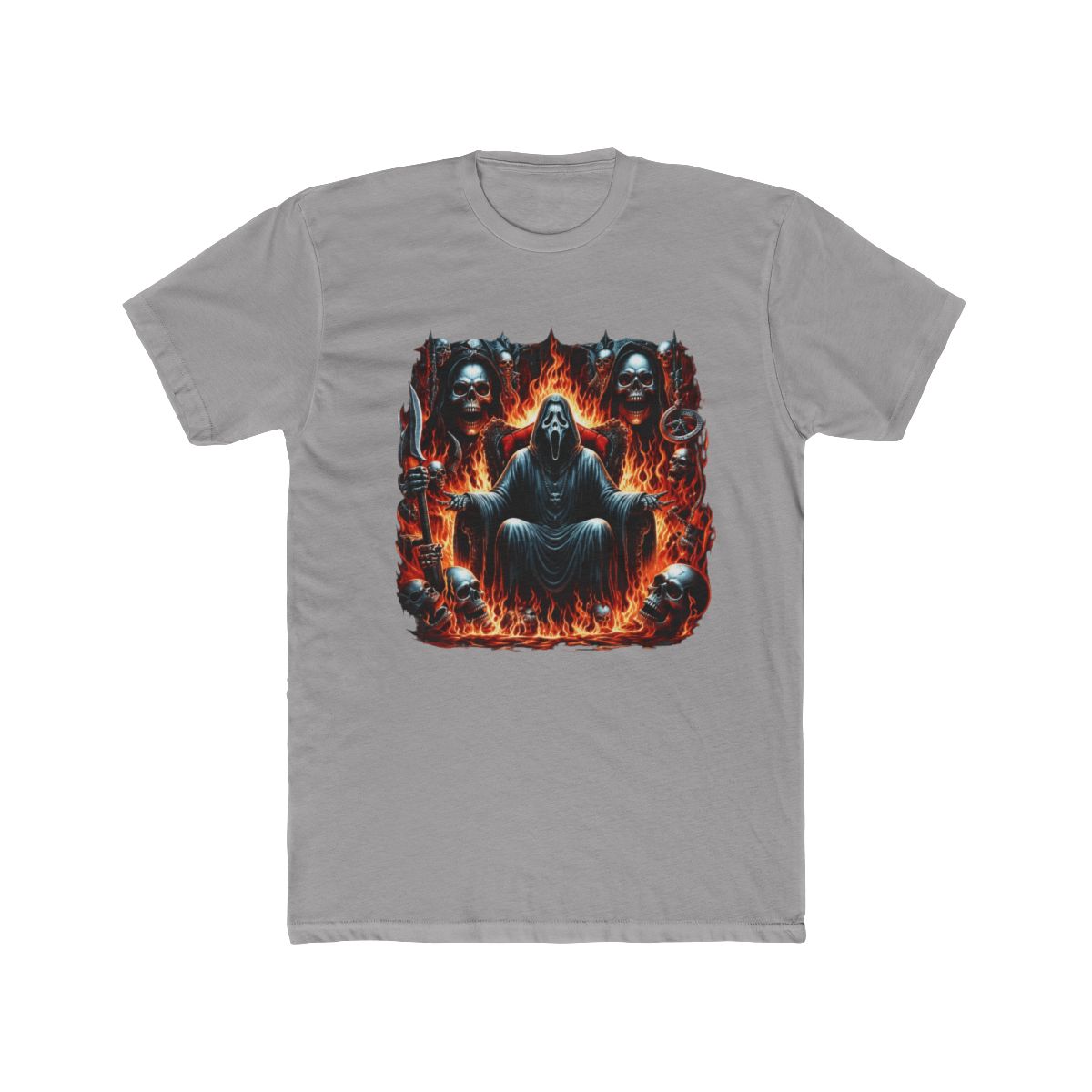 Hellbound Throne - Ghostface on the Throne T-Shirt - Official t-shirts merchandise