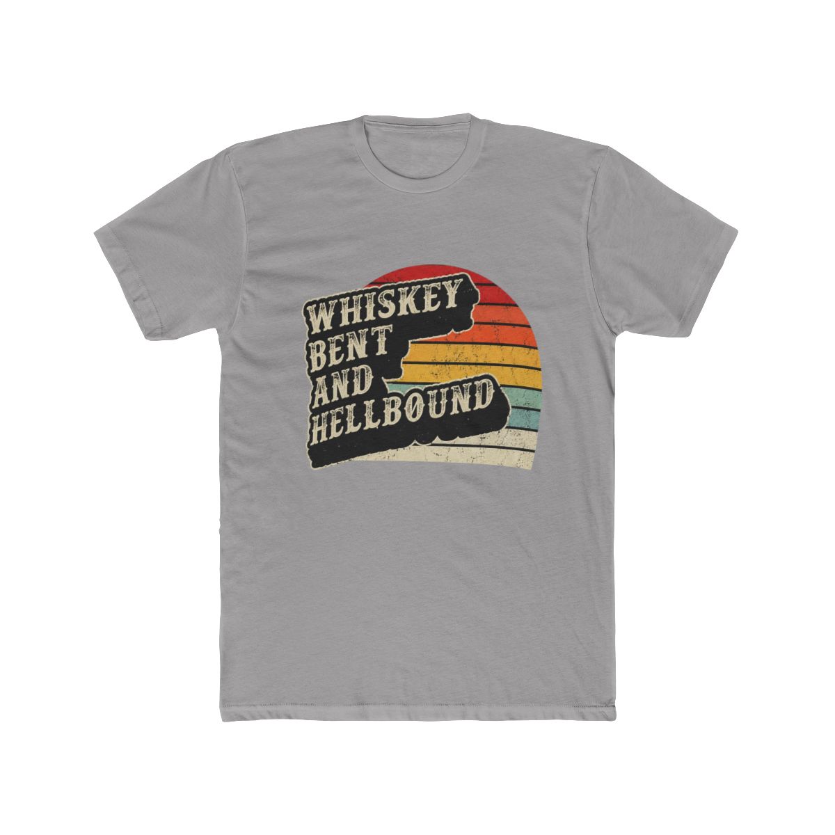 Vintage Whiskey Bent And Hellbound Whiskey Bourbo T Shirt - Official t-shirts merchandise