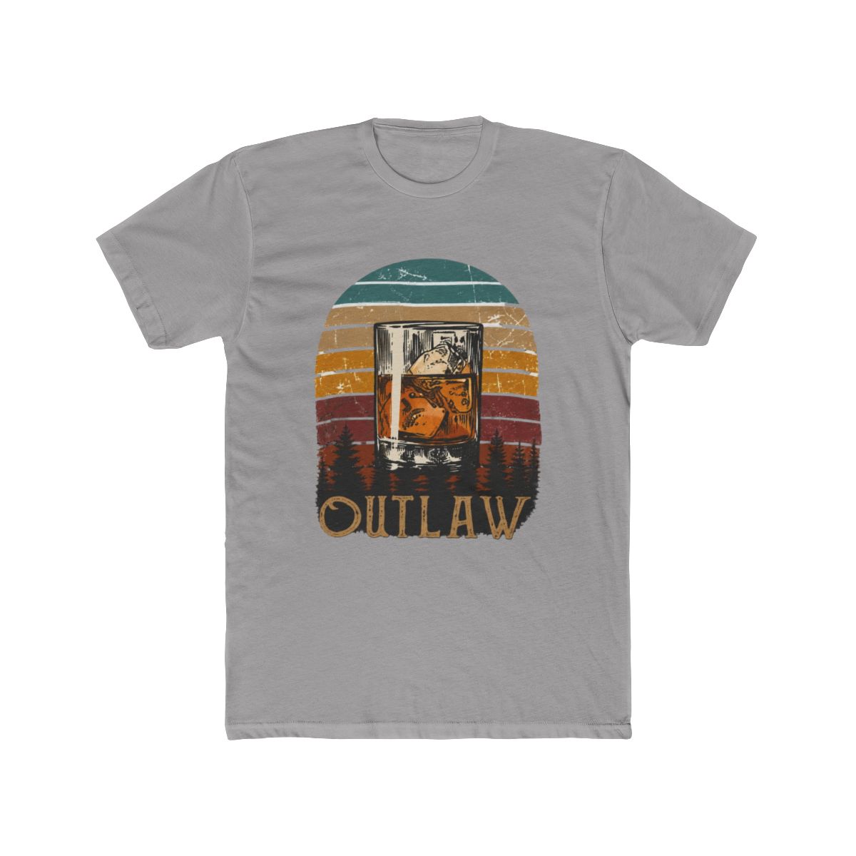 Vintage Whiskey Bent and Hellbound Outlaws Music T Shirt - Official t-shirts merchandise