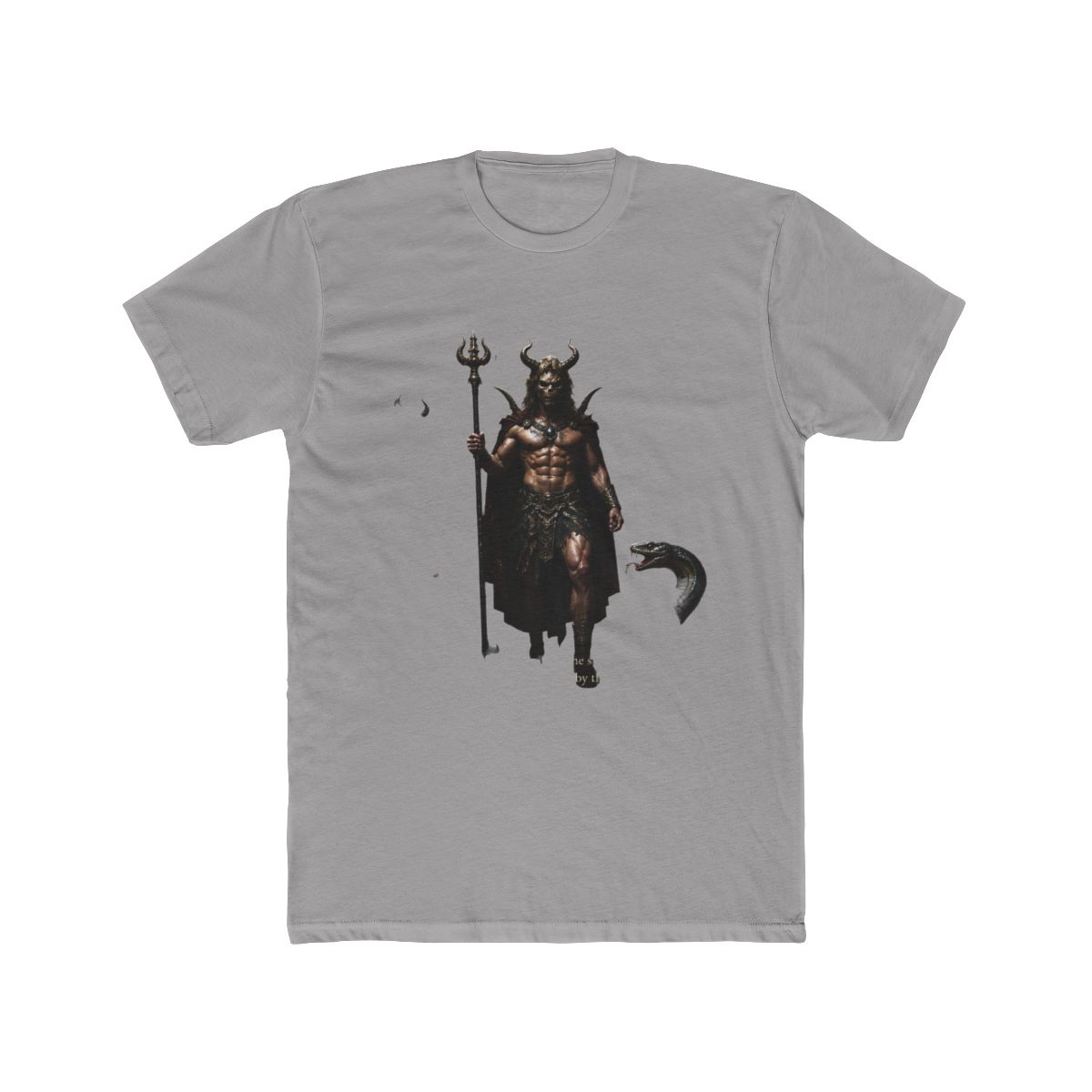 Hellbound Warrior Amid Infernal Serpents T-Shirt - Official t-shirts merchandise
